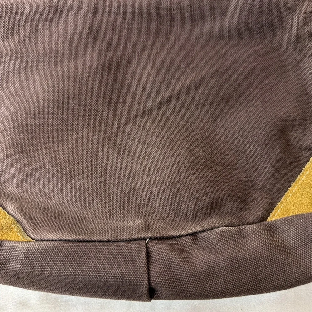 Sea Bag Canvas Messenger Laptop Bag Brown Tan Crossbody Satchel Travel Work Tote